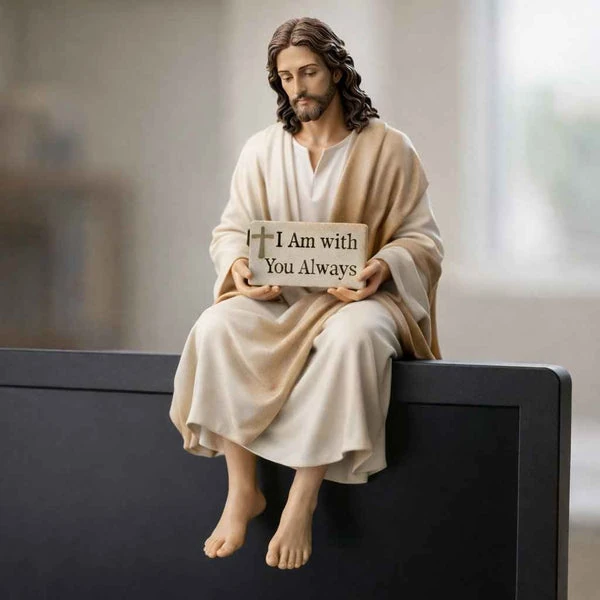 🔥Hot Sale 50% OFF -✨Handcrafted Jesus Figurine✝️Serene Desk Companion🙏